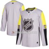 Mænd 2018 NHL All-Star Trøje Metro Division Blank Adidas Grå Authentic